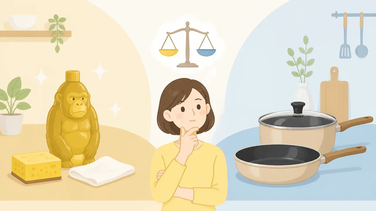 金のゴリラのひと磨きとエバークックの違いは？特徴と選び方を比較